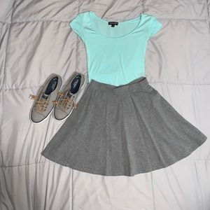 Forever 21 grey cotton skirt